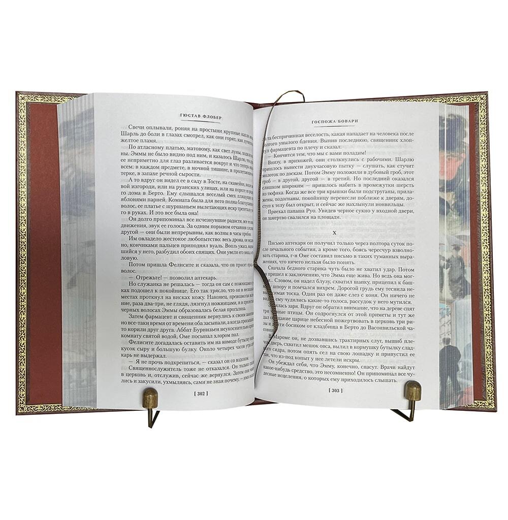 Флобер Г. "Госпожа Бовари" в кожаном переплёте