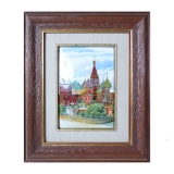 Подарочная книга "Москва" с панно